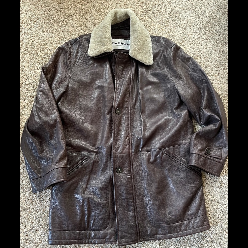 Men’s XL leather coat